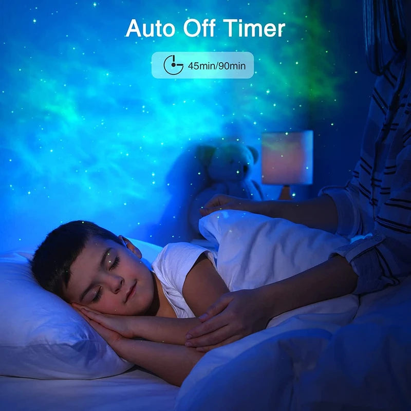 Astronaut Galaxy Projector Lamp – Starry Sky Night Light with Nebula & Laser Effects