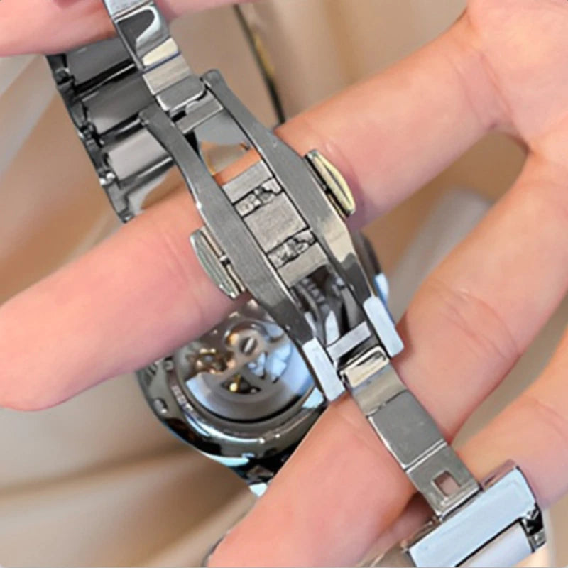 Ceramic Quartz Women’s Watch – Fashion Waterproof Quartz with Automatic Movement