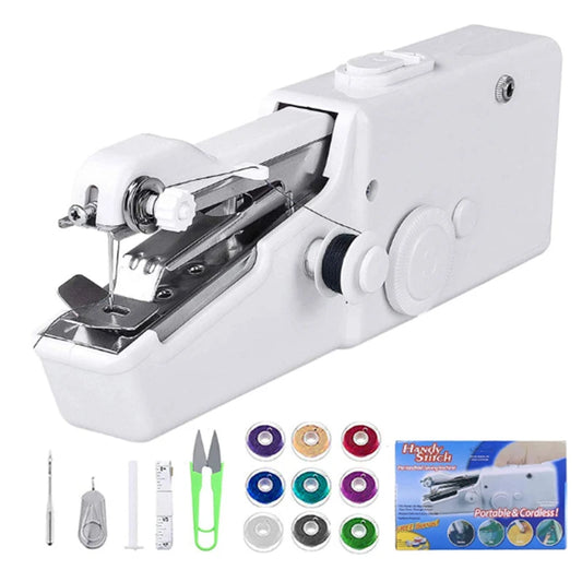 Electric Mini Sewing Machine – Household Handheld Multi-Function Overlock for Clothes