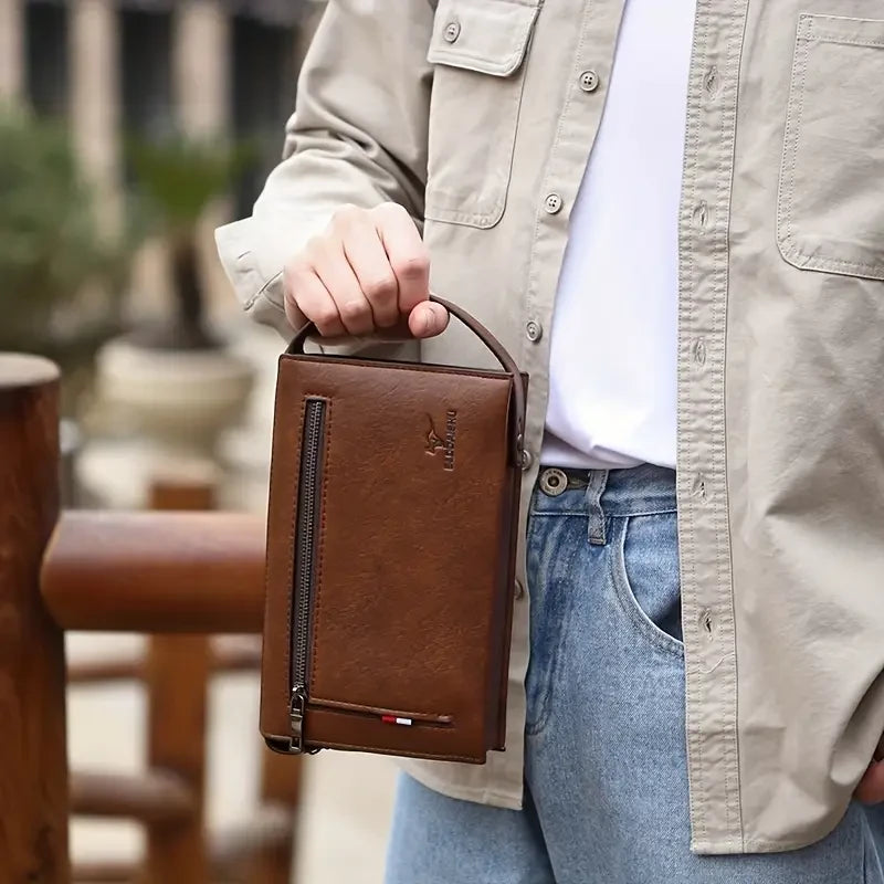 Men’s Crossbody Handbag with Password Lock
