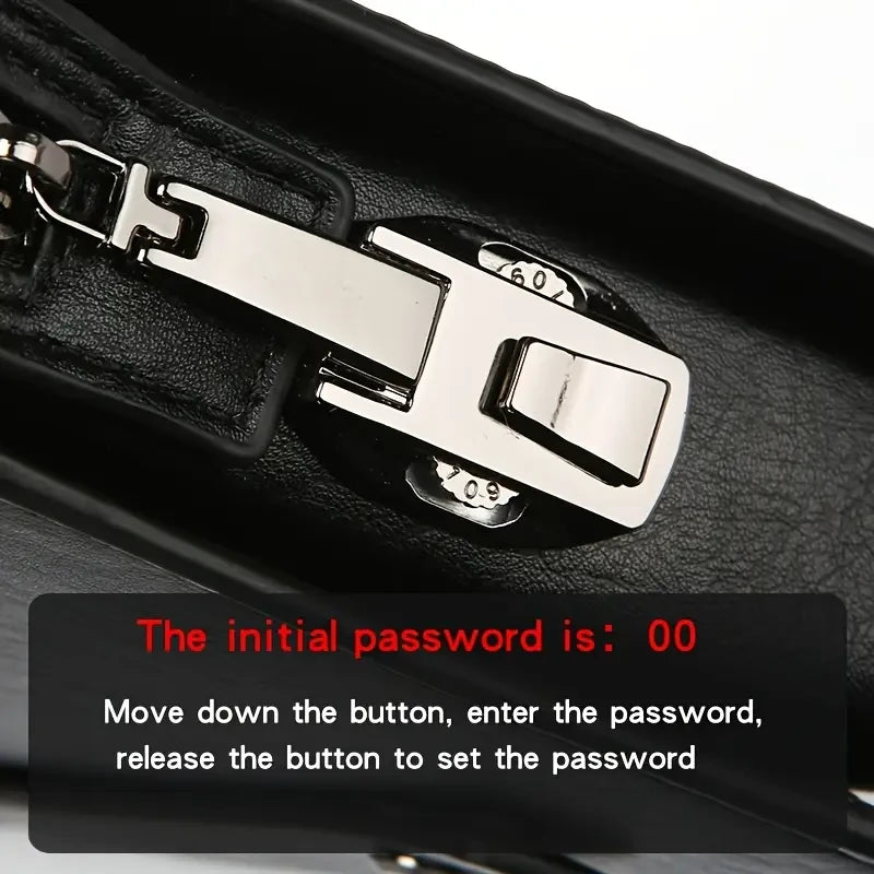 Men’s Crossbody Handbag with Password Lock