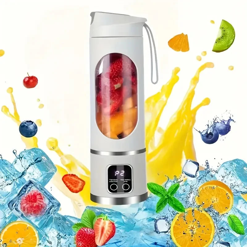 Portable USB Rechargeable Juicer – Cordless, Rechargeable, Easy to Clean, Perfect for Smoothies & Travel