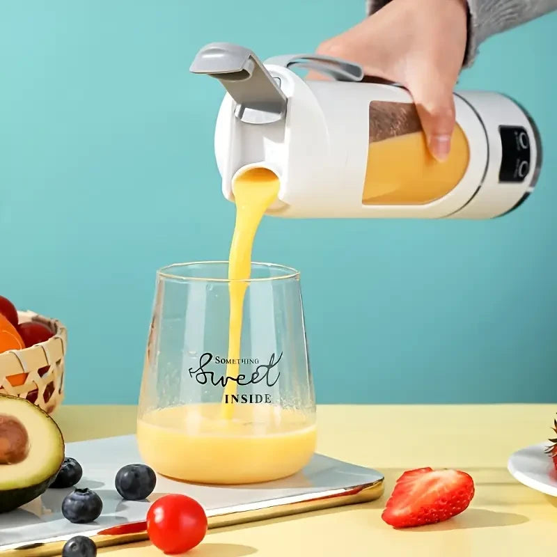 Portable USB Rechargeable Juicer – Cordless, Rechargeable, Easy to Clean, Perfect for Smoothies & Travel