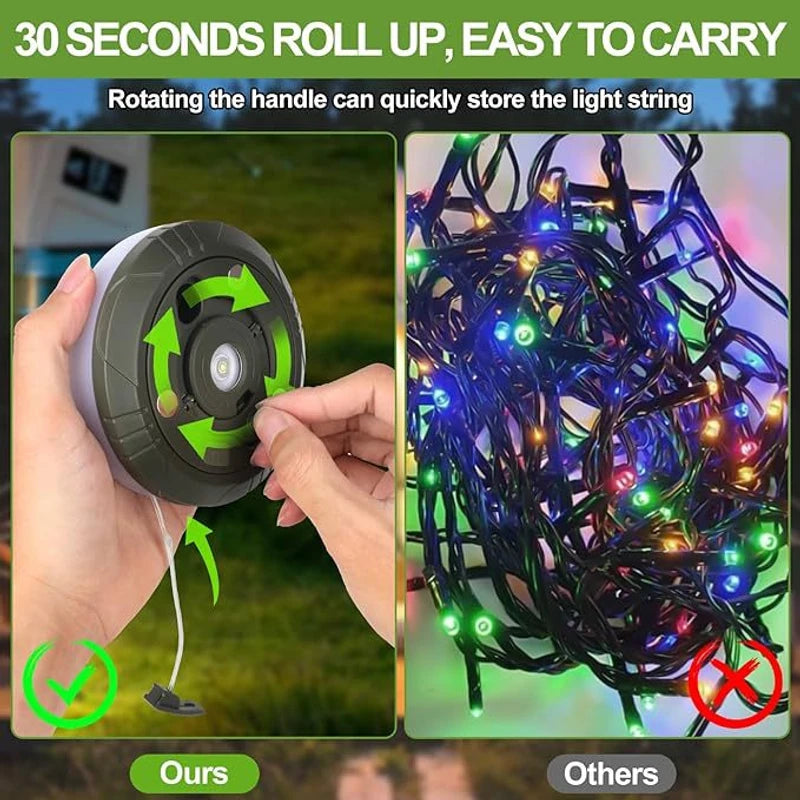 Rechargeable LED Camping Light & Power Bank – Tent Ceiling Lamp with Long Endurance