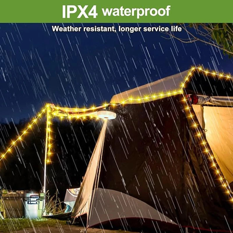 Rechargeable LED Camping Light & Power Bank – Tent Ceiling Lamp with Long Endurance