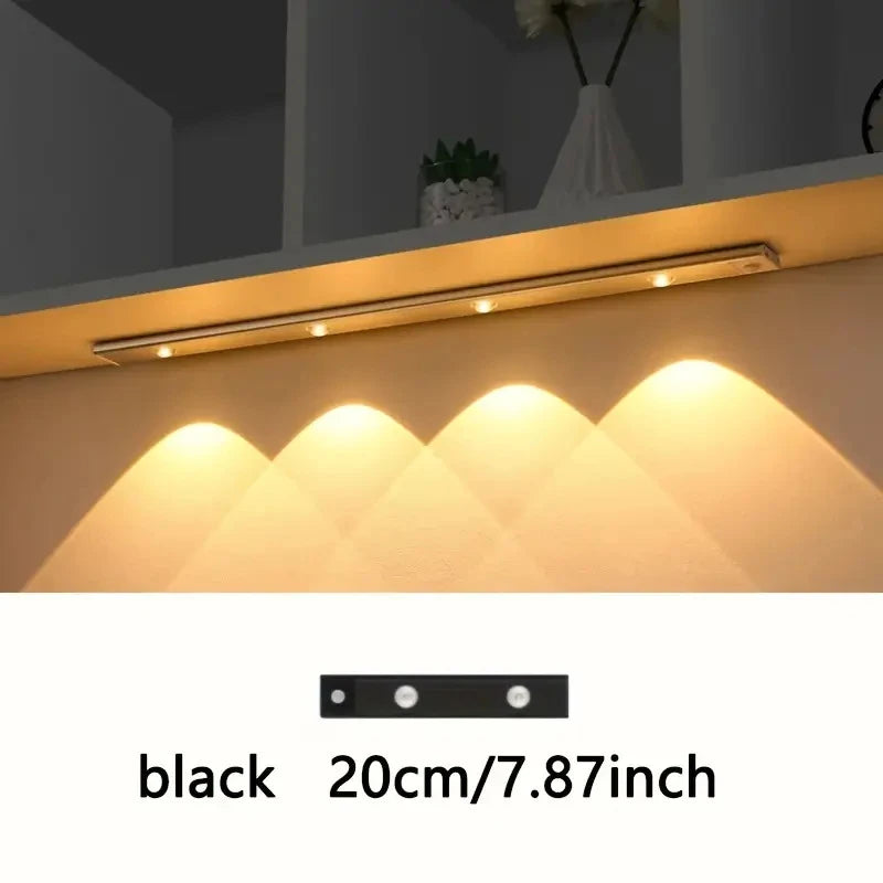 Smart LED Motion Sensor Light – Rechargeable Self-Adhesive Cabinet Strip