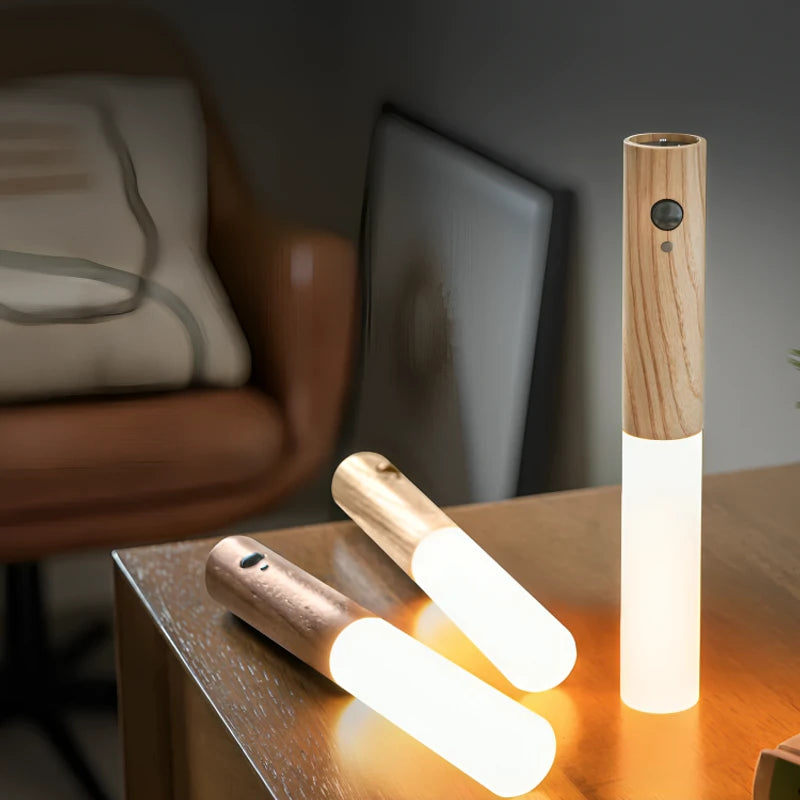 Smart Motion Sensor Night Light – Desk, Wall, Outdoor & Emergency Ready