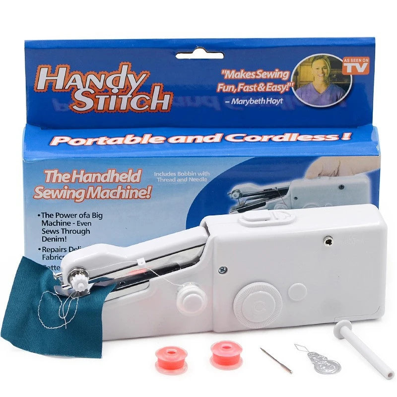 Electric Mini Sewing Machine – Household Handheld Multi-Function Overlock for Clothes