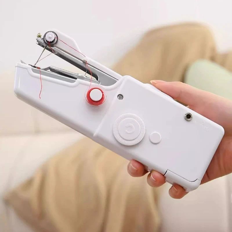 Electric Mini Sewing Machine – Household Handheld Multi-Function Overlock for Clothes