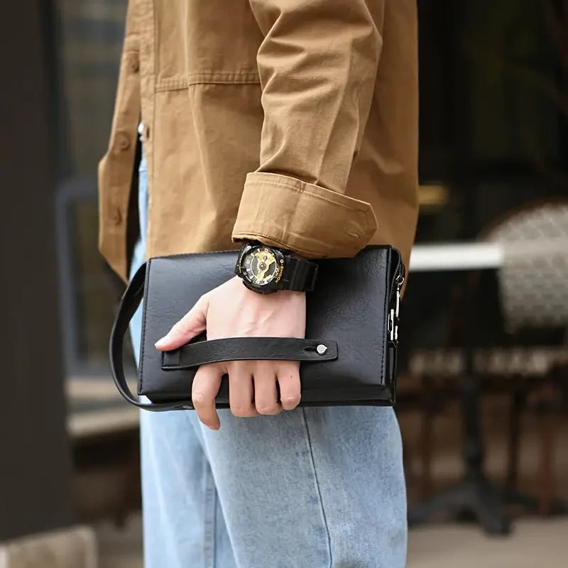 Men’s Crossbody Handbag with Password Lock