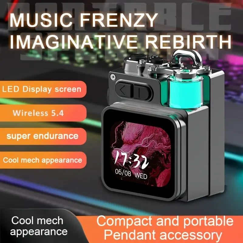 Mini RGB Portable Speaker – Wireless & AUX Dual Mode for Travel and Everyday Fun