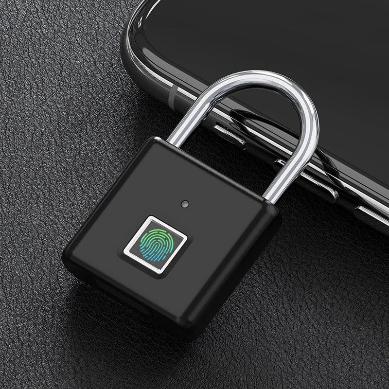 Smart Fingerprint Padlock – Waterproof & Anti-Theft Lock